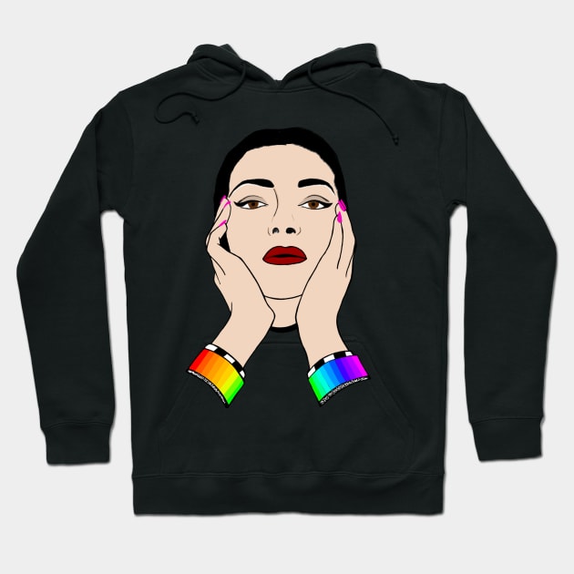 SuperCALLASfragilisticexpialidocious Hoodie by Illustrating Diva 